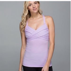 Lululemon Lavender Wrap It Up Tank